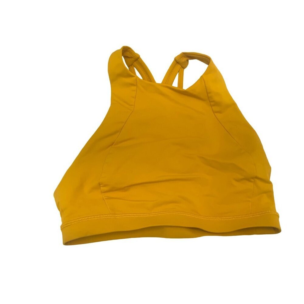 Lululemon Mustard Color Yago Sports Bra. Size 4
